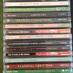 22 CHRISTMAS CDs Classical Gospel Contemporary Children Sacred Instrumentsl Broadway Barbershop READ BELOW