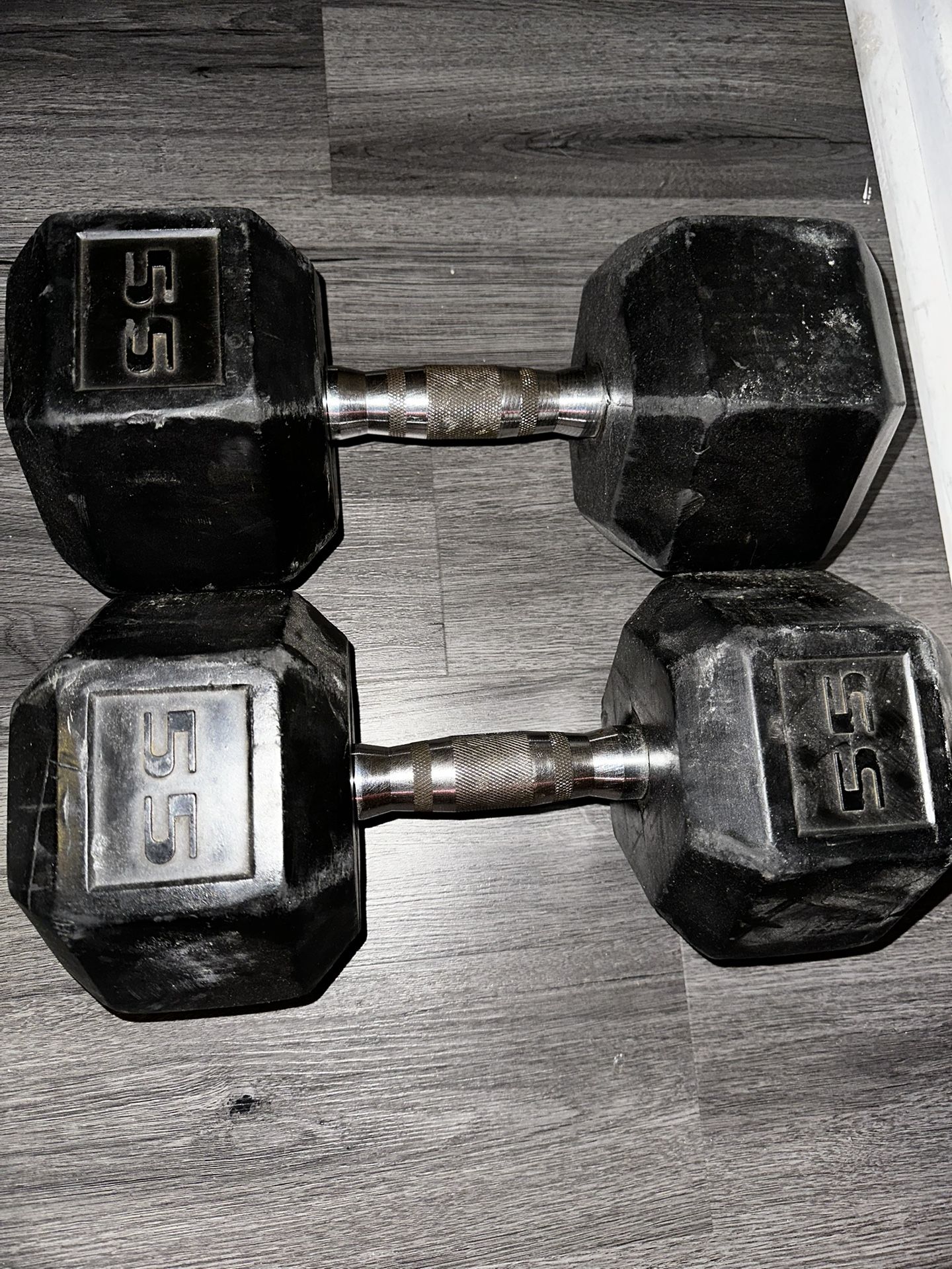 55lb Dumbbells Set