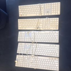 Apple keyboards with numeric pad