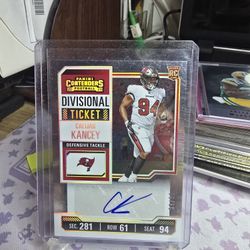 2023 Panini Card Calijah Kancey Divisional Ticket 