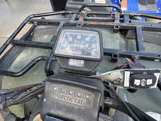 Arctic Cat 400 4x4 manual trans/winch/snowplow/hyd. angle and cover