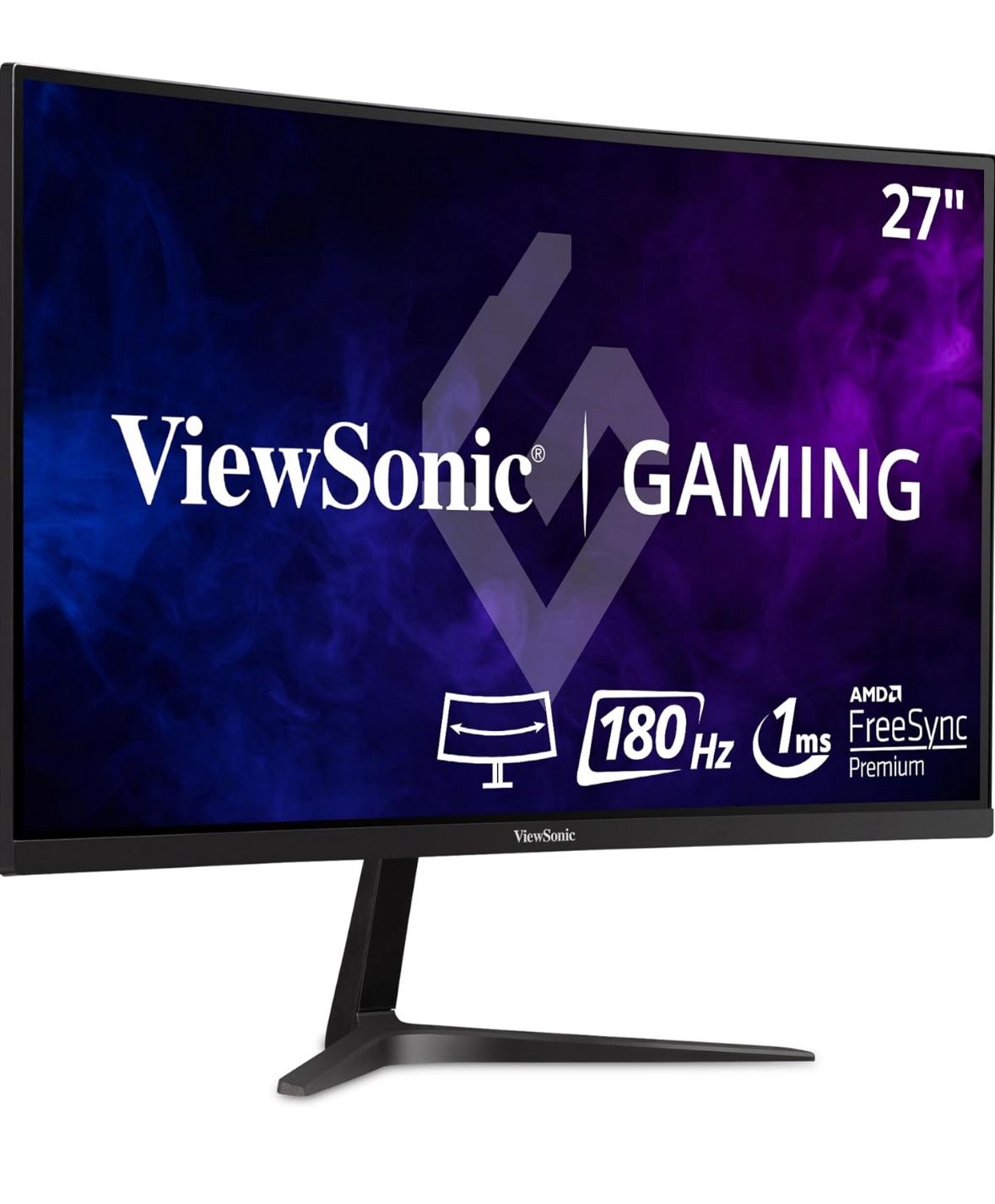 ViewSonic VX2718-PC-MHD 27-inch 1080p HD Curved Gaming Monitor, 180Hz