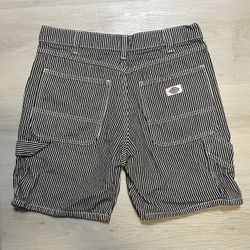 Dickies Carpenter shorts 32 black and white striped cotton shorts #skater #Dickies #Jorts
