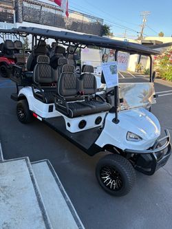 2027 Voyager Explorer 6-Seater Non-Lifted 51.2-Volt Lithium Street Legal LSV NEV Golf Cart