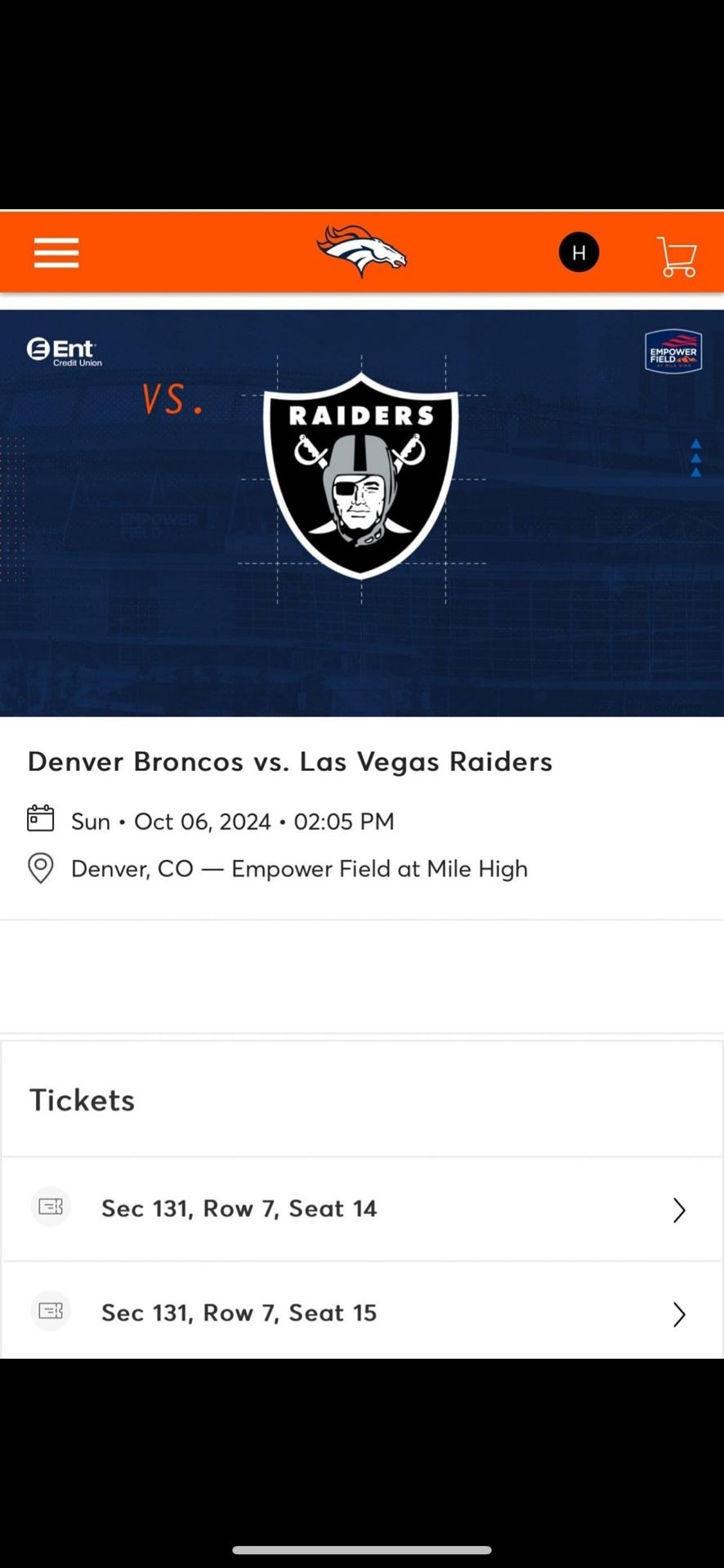 Two Bronco Tix