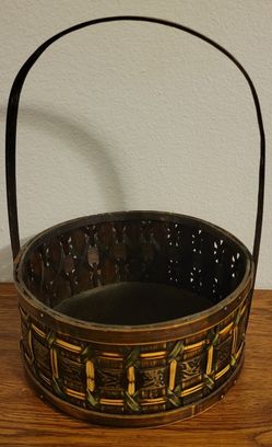 Decorative All Wooden Basket