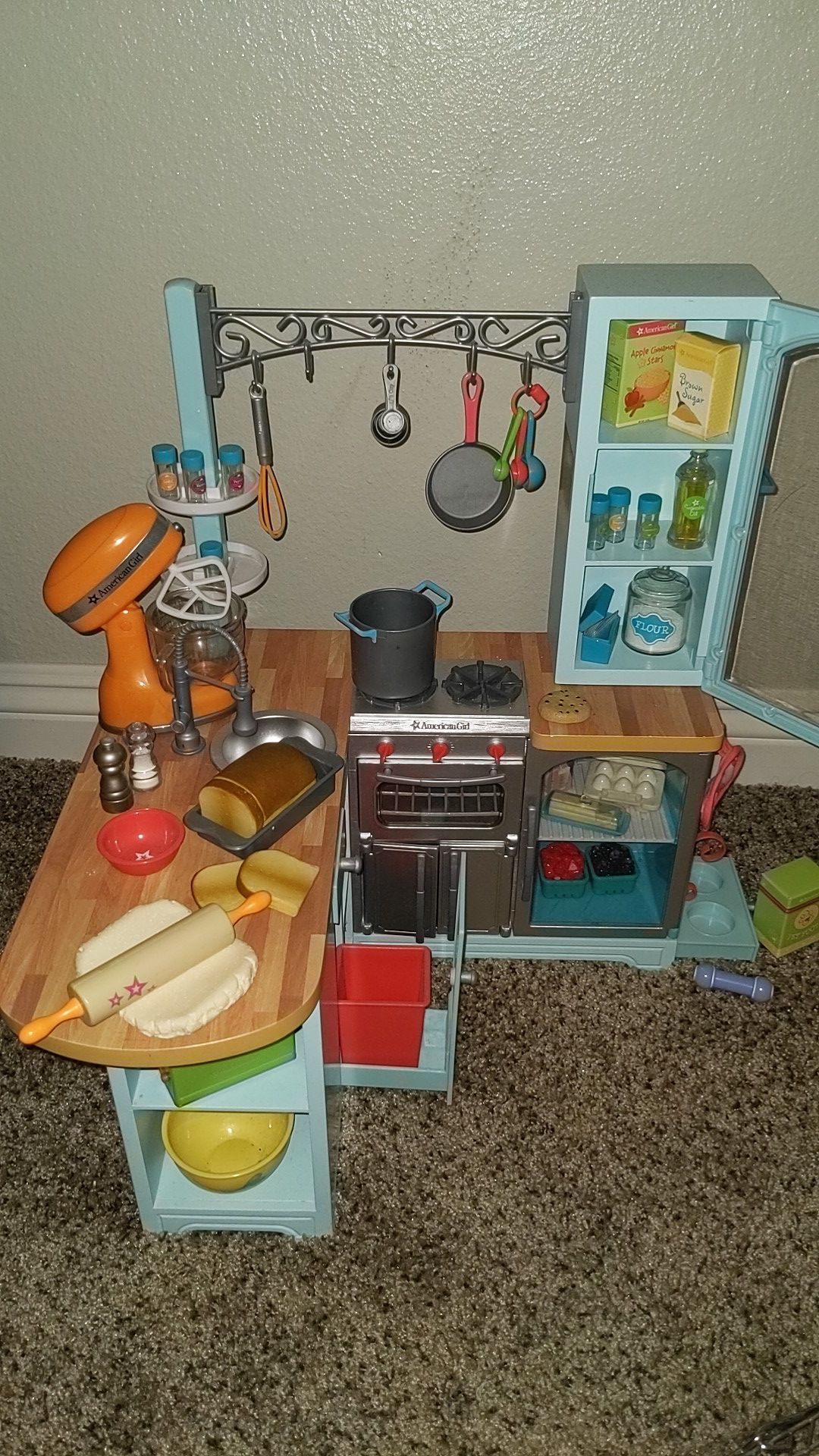American Girl Gourmet kitchen set