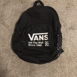 Vans Back Pack Black And White 
