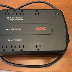 Back Up Battery And Surge Protector
