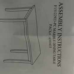 Marble Dinning Table