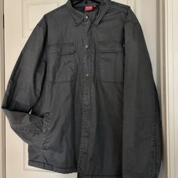Indian Motorcycle Waxed Grey Quilted Jacket-XL