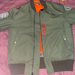 Medium Human Made Flight Jacket Olive Brand New W/ Tags