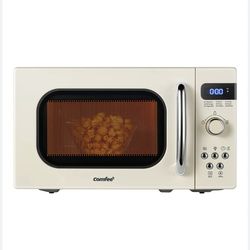 Brand New Retro Style Comfee Microwave – Cream Vintage Look (In Box)