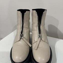 size 9 crème ankle boots