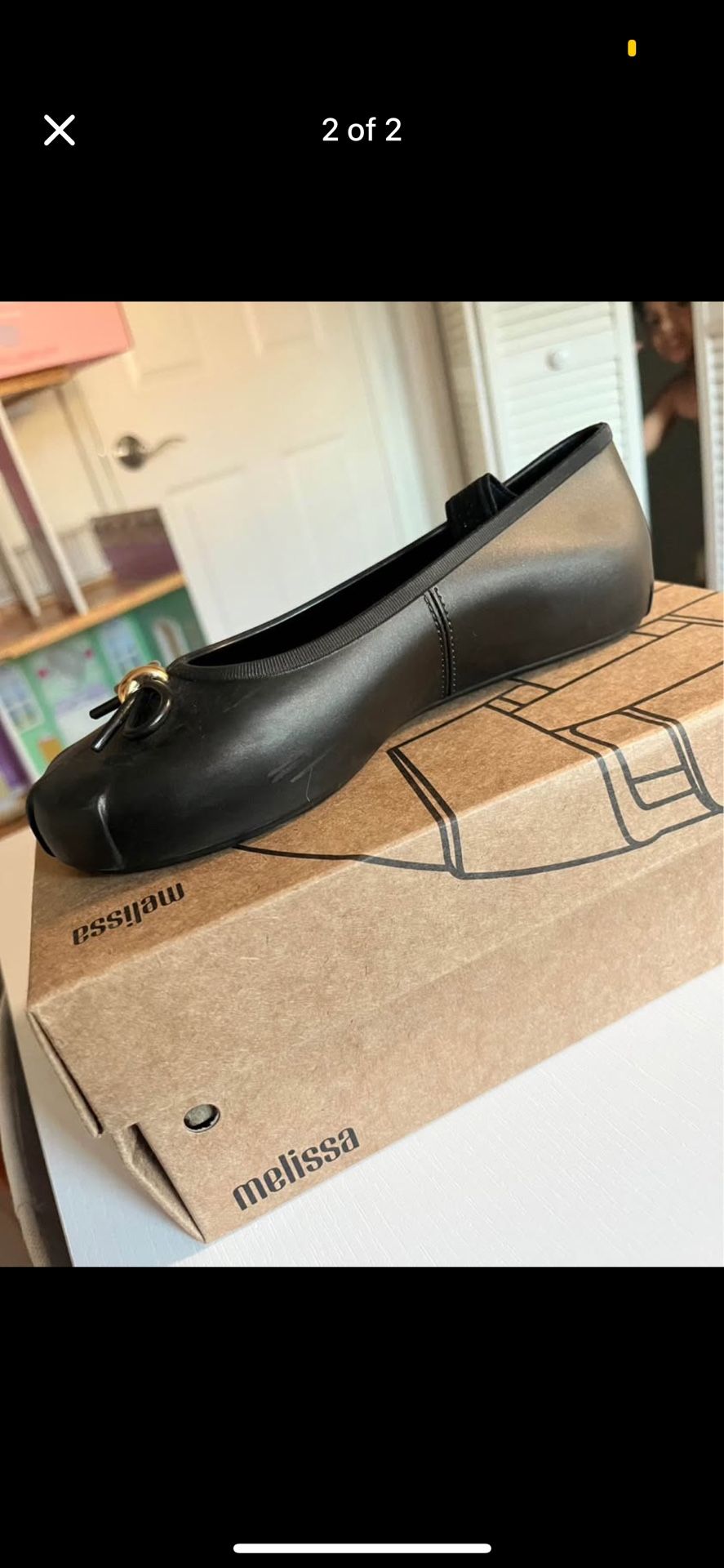 Mini Melissa Flats Size 1 