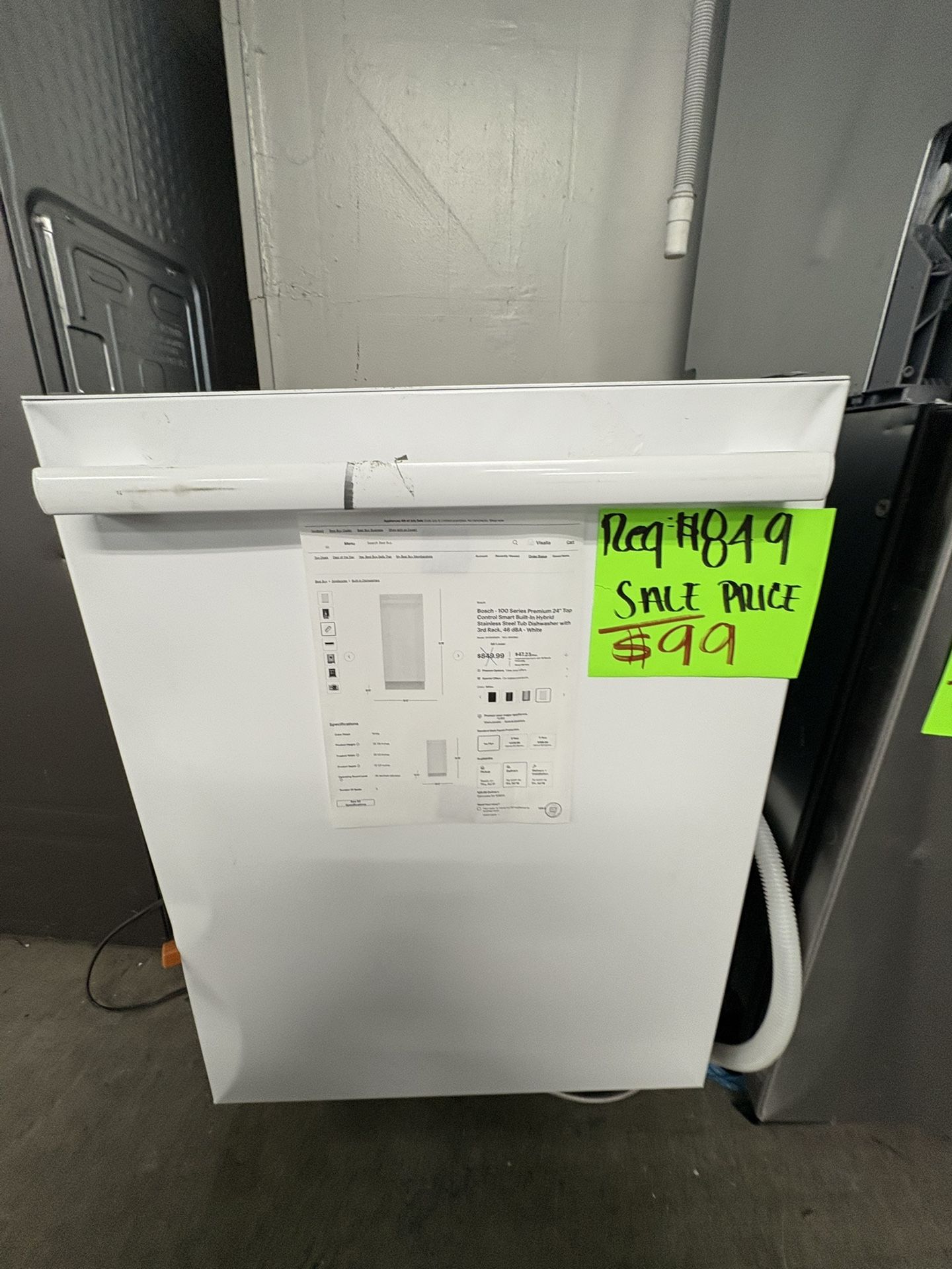 White Dishwasher