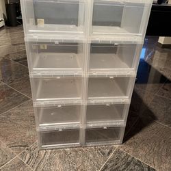 Display Front Drop Cases For Shoes 