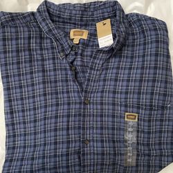 New Men’s 4XLT Flannel Shirt