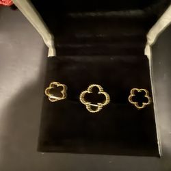 Ring And Earrings Stainless Steel #8