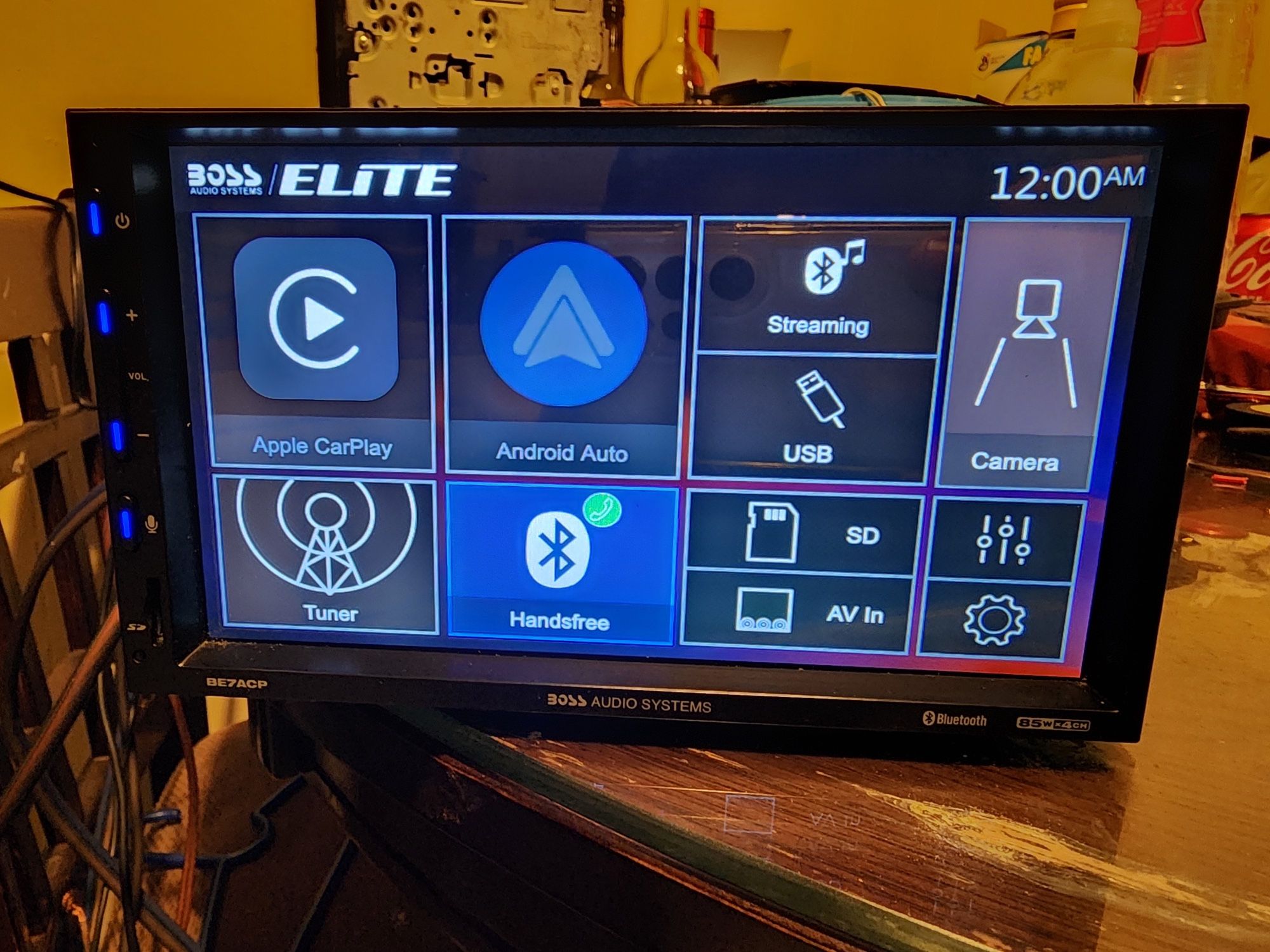 Boss Elite BE7ACP Double Din 7” Inch Bluetooth Car Stereo Receiver