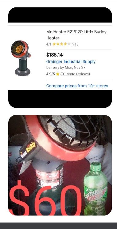 Mr. Heater Buddy Portable Propane Heater