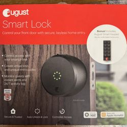 August smart lock and keypad
