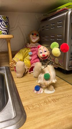 Vintage Sea Shell Clown Handmade Available Read Description