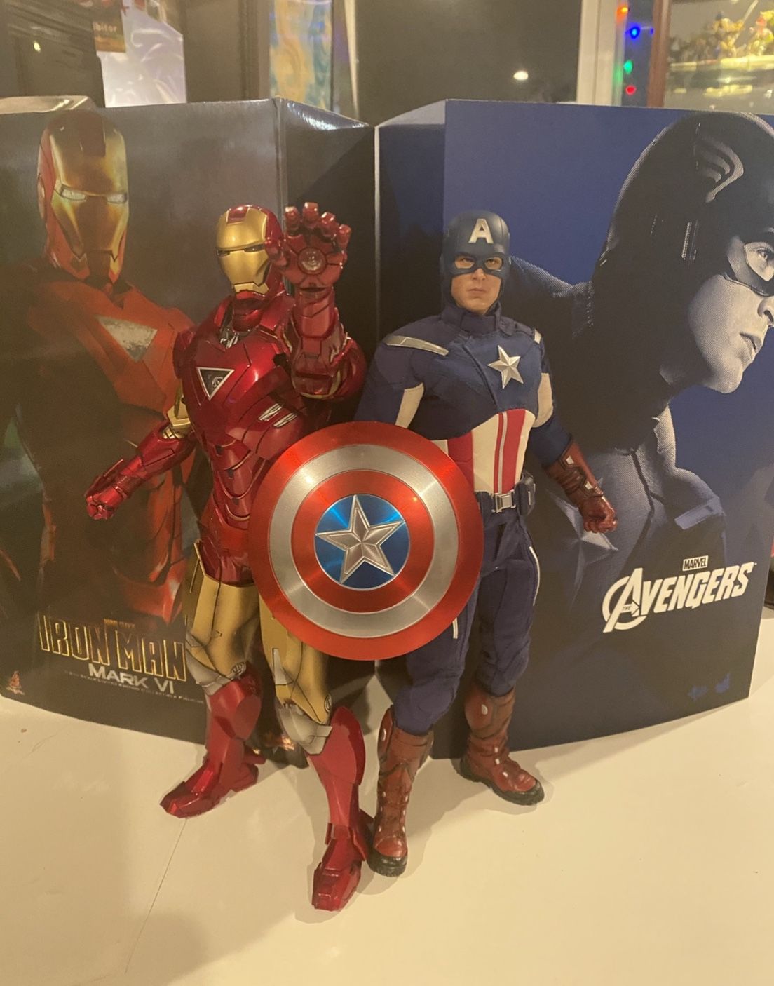 Marvel Hot Toys (captain America And iron man)