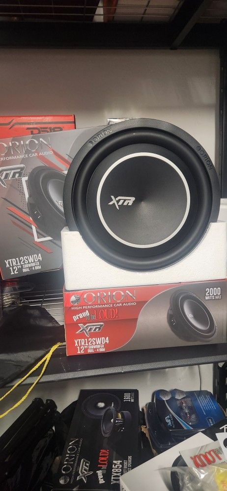 New!! Orion XTR 12" Shallow Subwoofer