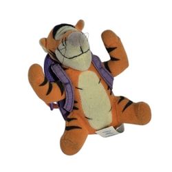APPLAUSE Disney 5" Winnie The Pooh Brand Tigger Keychain W/Backpack #37360