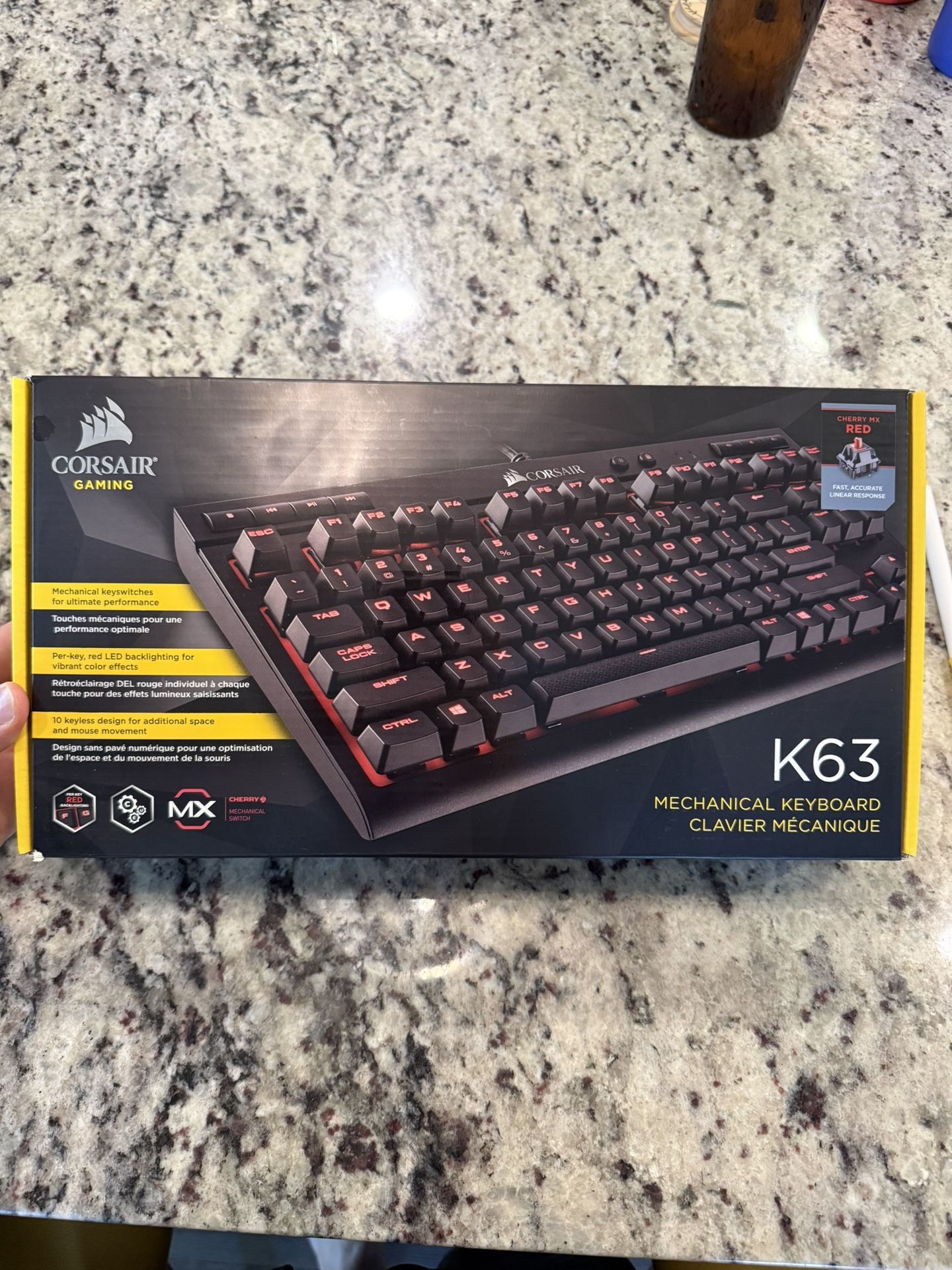 Corsair K63 Wired Compact Keyboard