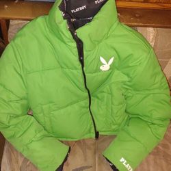 Playboy Puffer Coat Women's Size Small