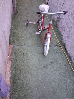 Vintage Kids Tricycle with Training Wheels