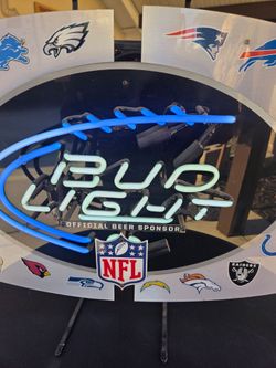 NFL Budlight Neon Sign