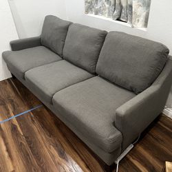 New Gray Linen Couch