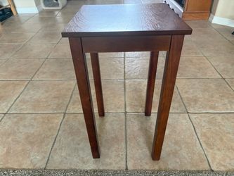 Small Wood Side Table/Plant Stand