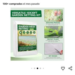 Garden Netting  (10 Ft/50 Ft) Color White