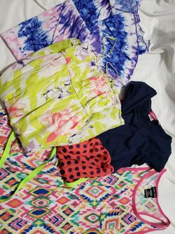 Size 12 girls summer dresse lot, so cute