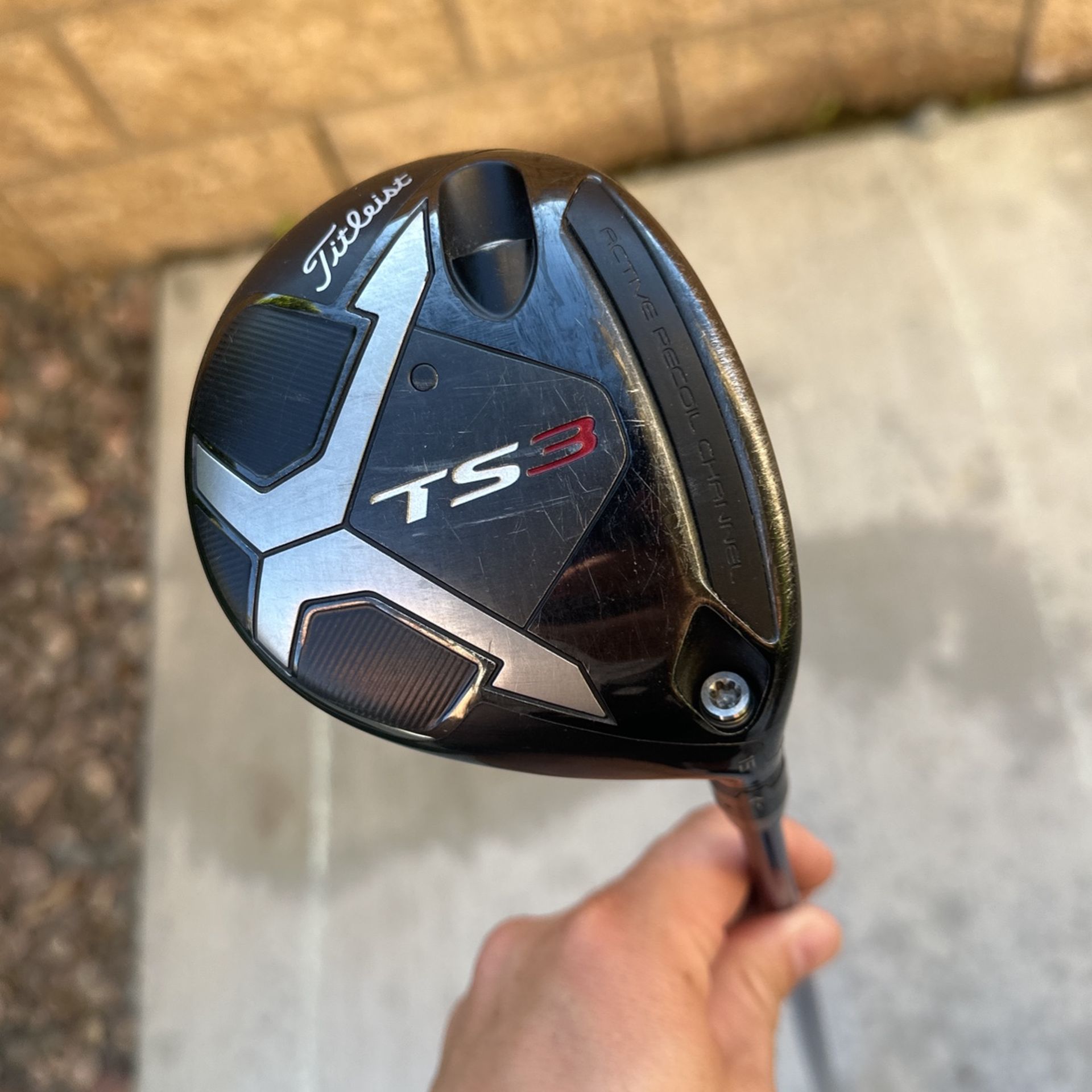Têtes De Bois De Fairway Titleist TS3 – 3W Et 5W – Métal – Occasion (Sans Grip Ni Shaft)