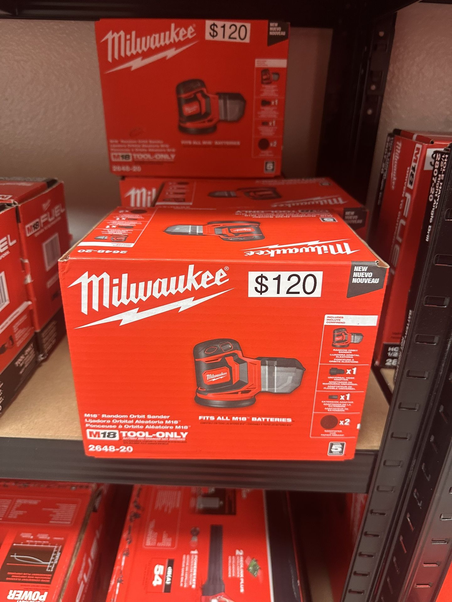 Milwaukee M18 Random Orbit Sander