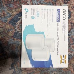 DECO TP-link AX-3000 MESH WiFi