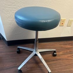 Blue Rolling Office/Accent Chair