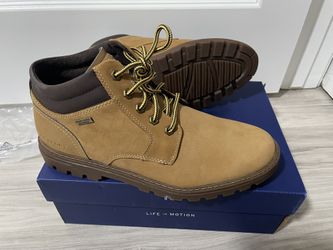 New Rockport Leather Boots Men 9 Wide Size
