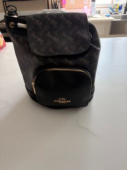 Coach Brown Backpack Medium Size