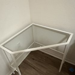 White Corner Desk 