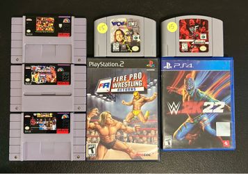 Nintendo n64 SNES PS2 games