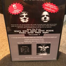 Tenacious D - Wonder Boy Trade Ad RARE Poster Jack Black
