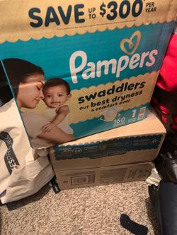 Pampers Swaddlers Size 1 Diapers