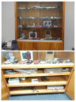 AAA LIGHT OAK DISPLAY CASE