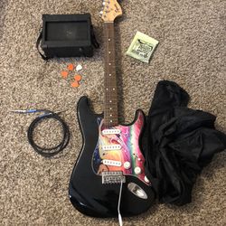 Squire Stratocaster With Amp